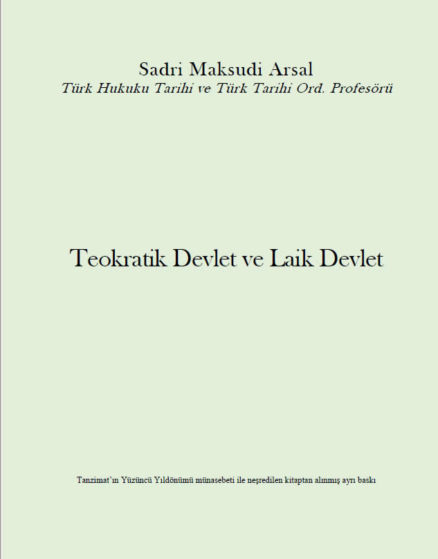 Teokratik Devlet Laik Devlet